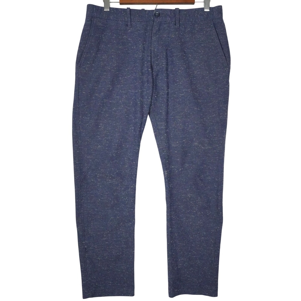 J.Crew The Driggs Slim Fit Chino Pants Mens‎ (Fits 31x27) Blue Flecked F7192